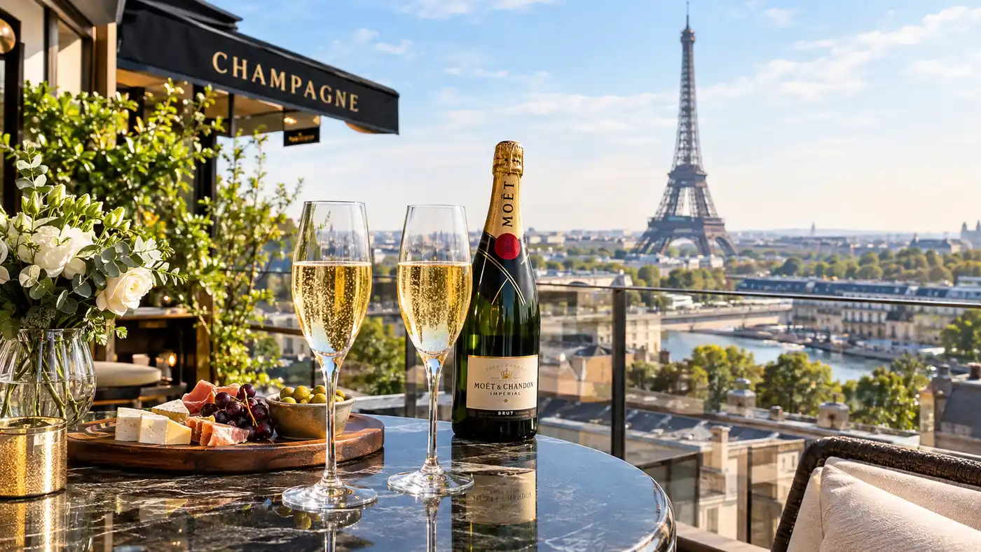 Experiencias de degustación de champán en los mejores bares de París