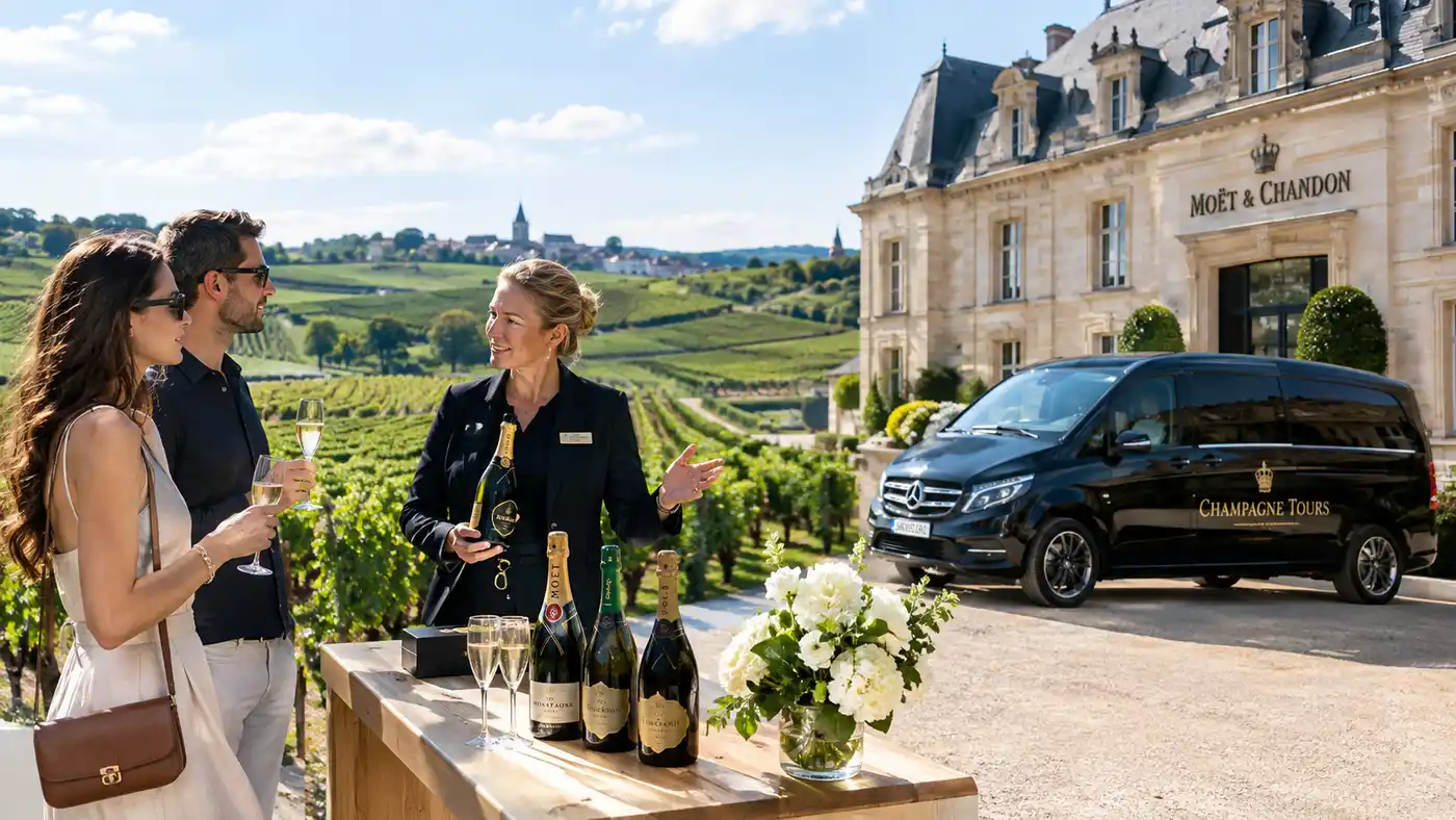 Tours de Moët Chandon Dom Pérignon desde París